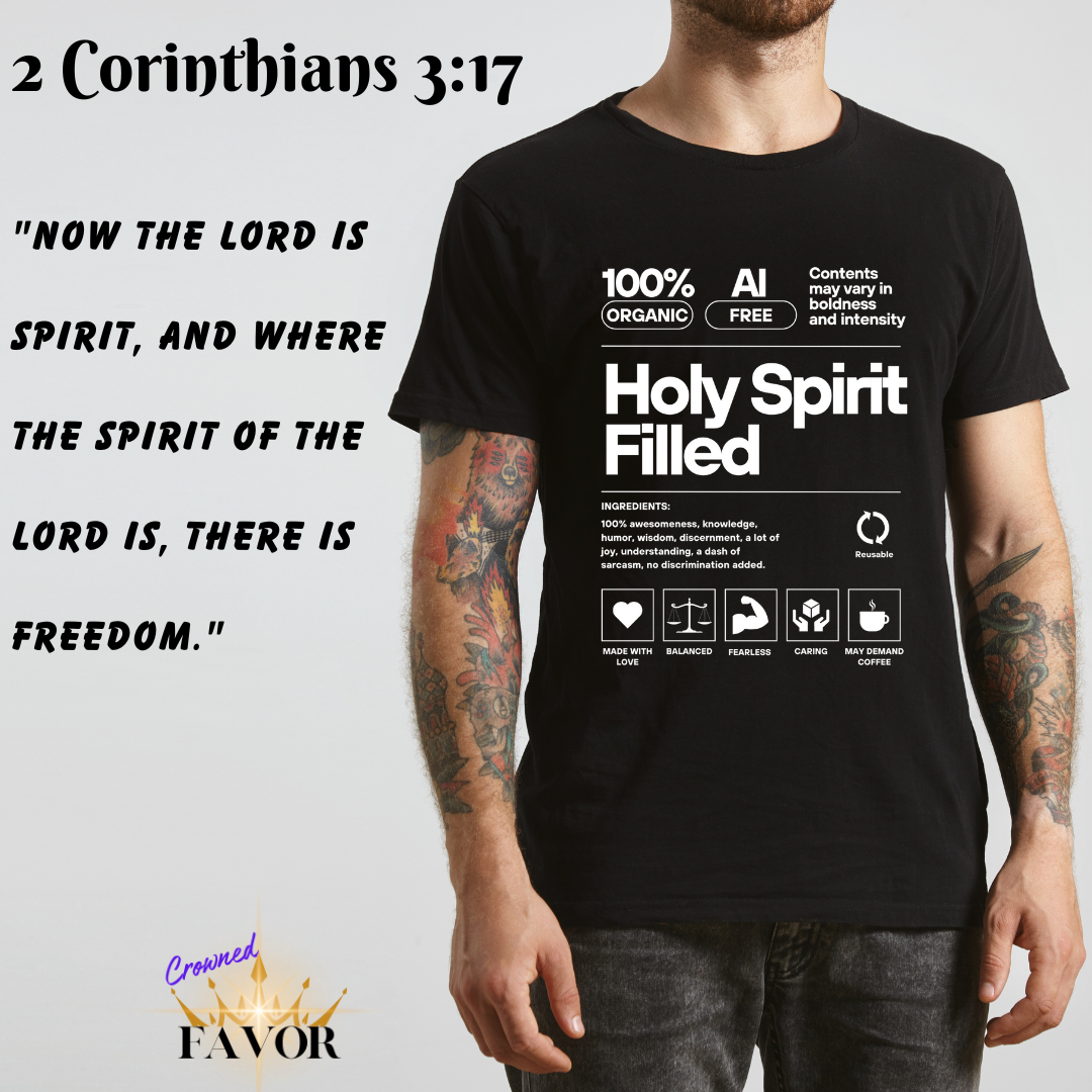 Holy Spirit Filled / light print (unisex tee)