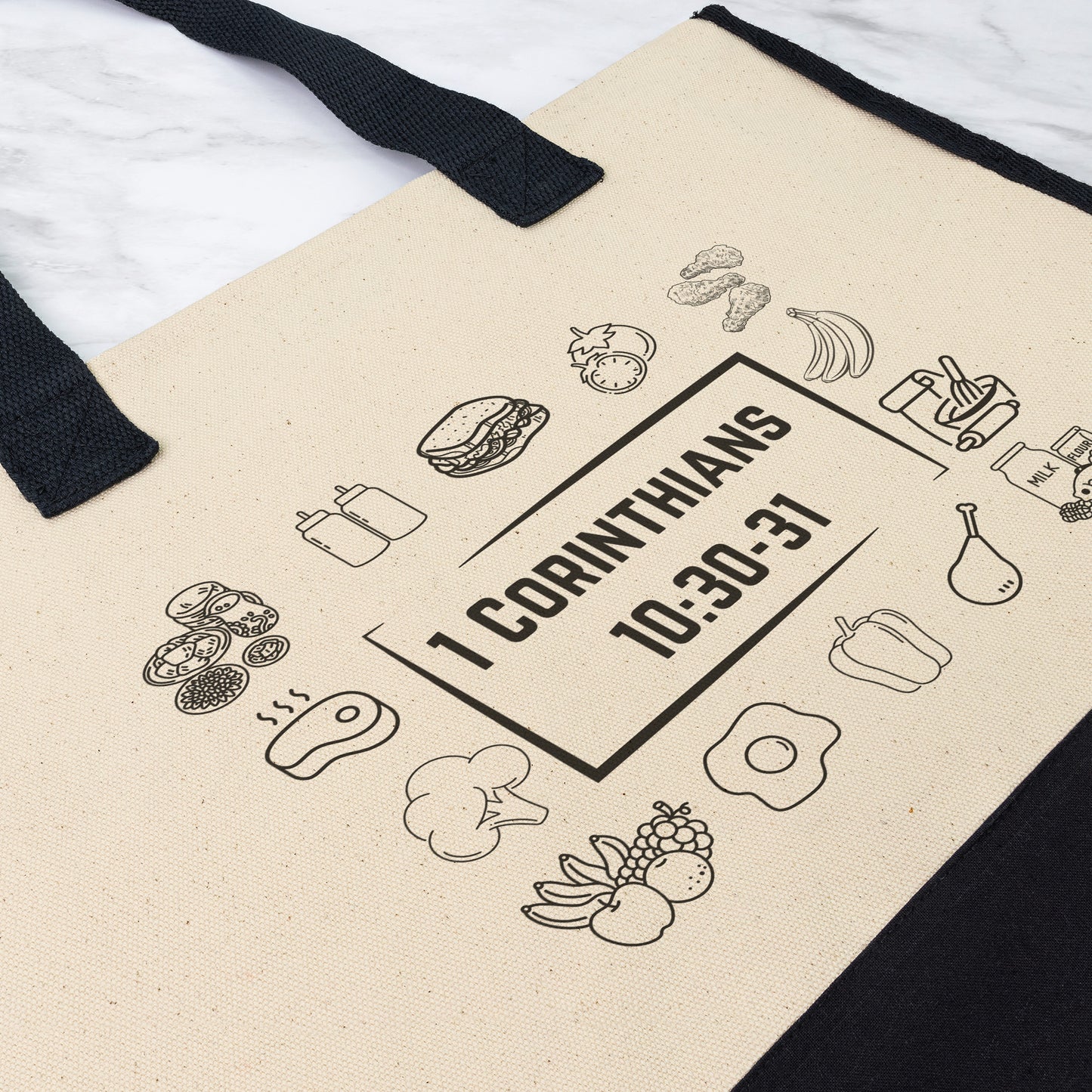 Large Reusable Grocery Tote