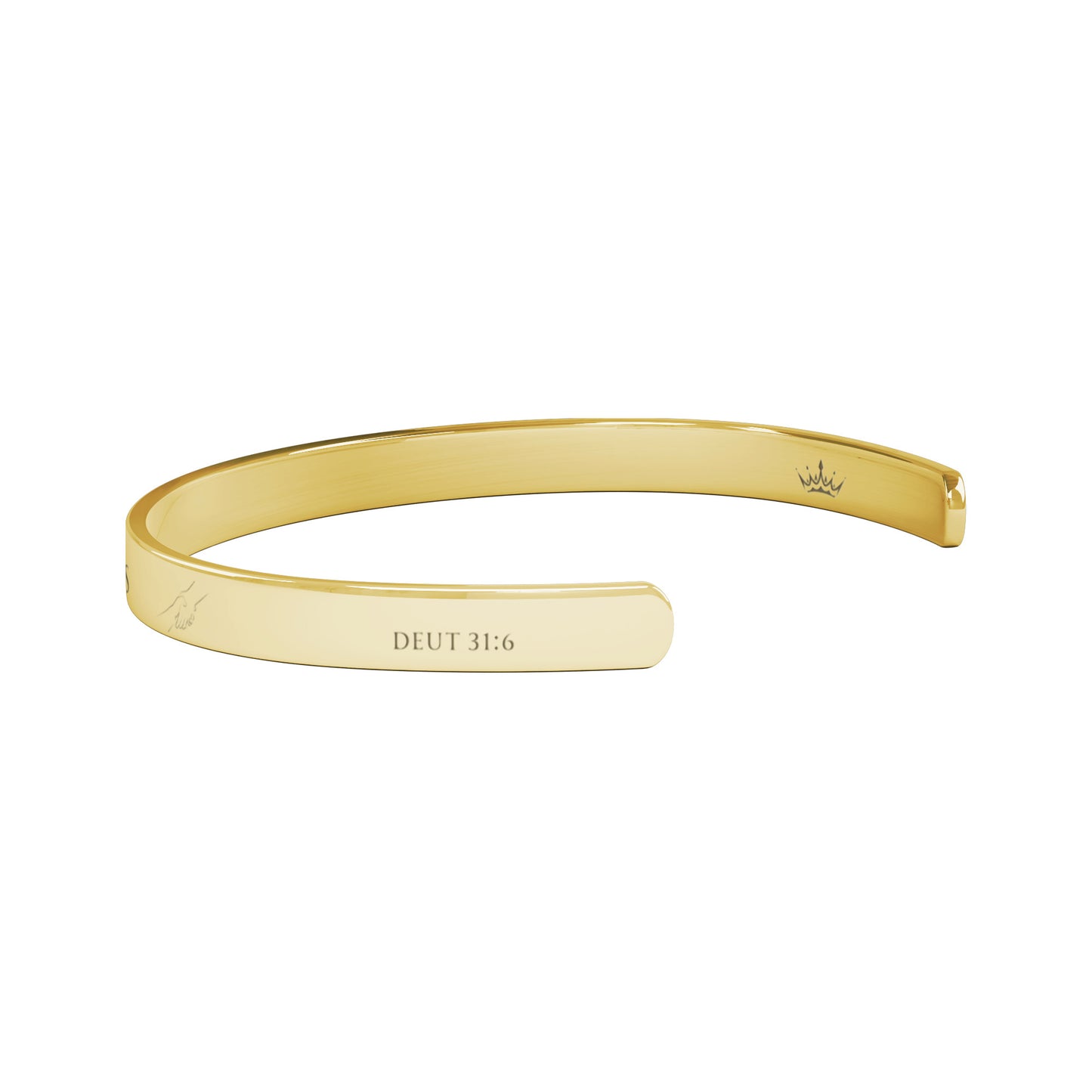 Strong & Courageous Cuff Bracelet