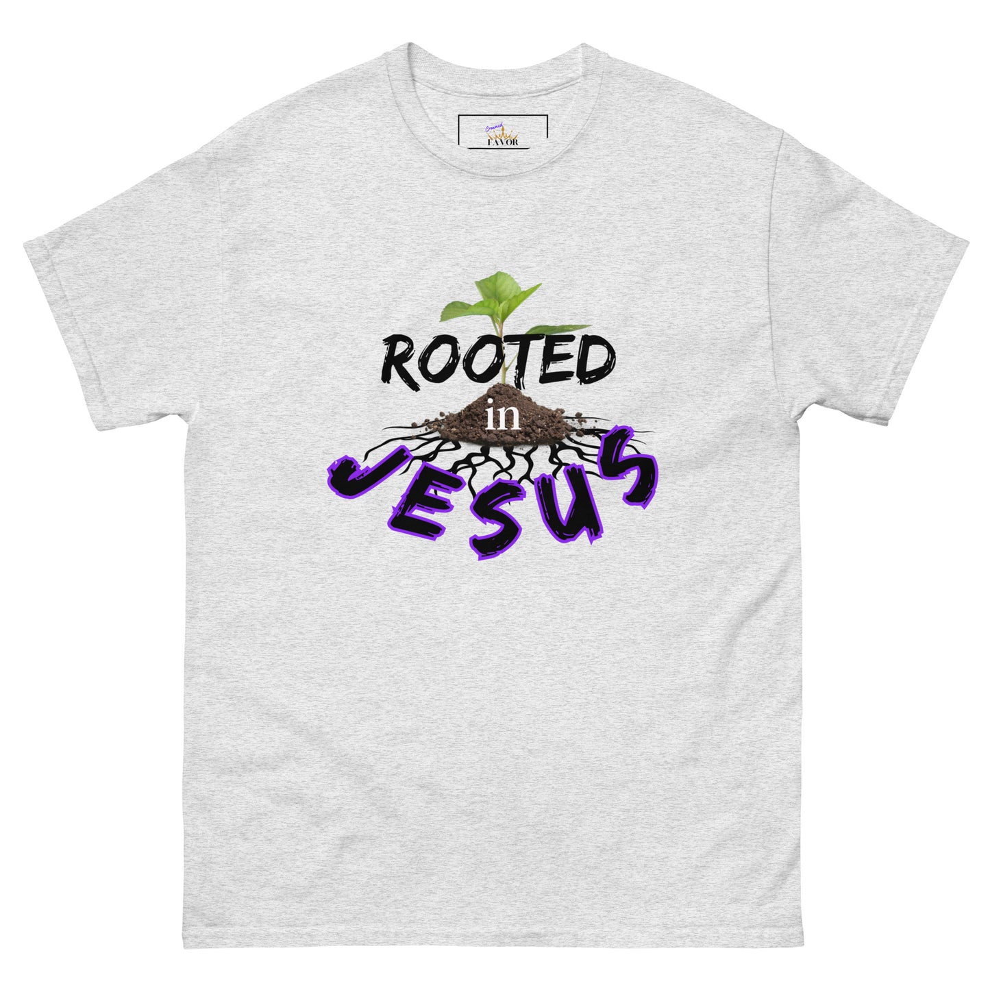 Rooted / dark print (unisex tee)