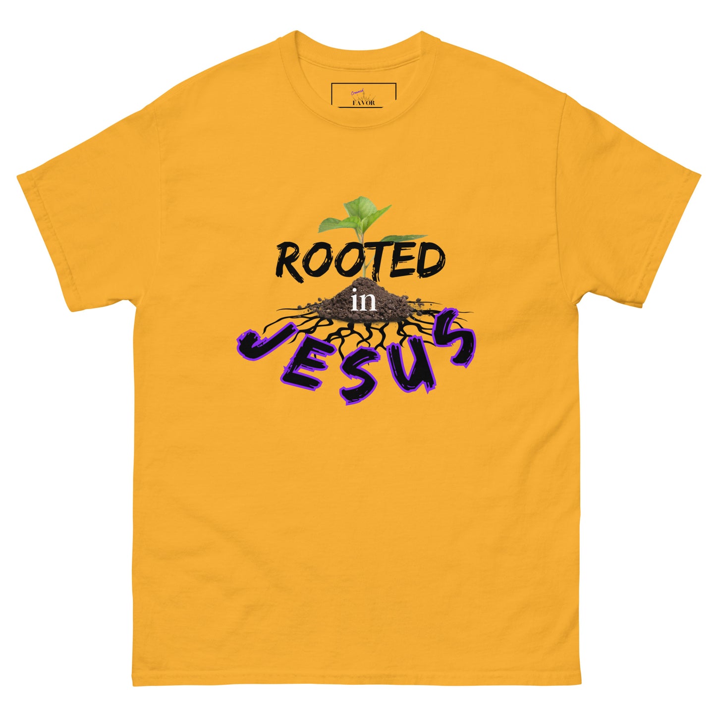 Rooted / dark print (unisex tee)