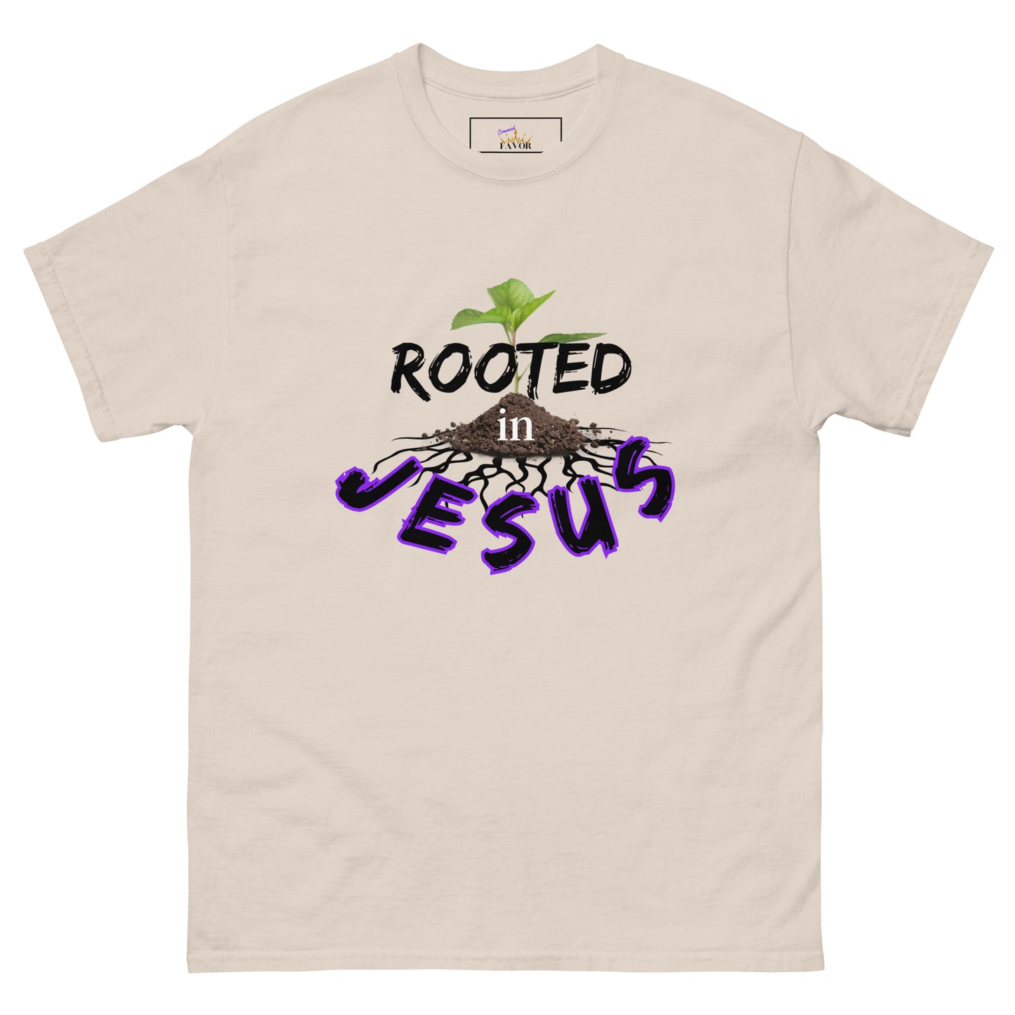 Rooted / dark print (unisex tee)