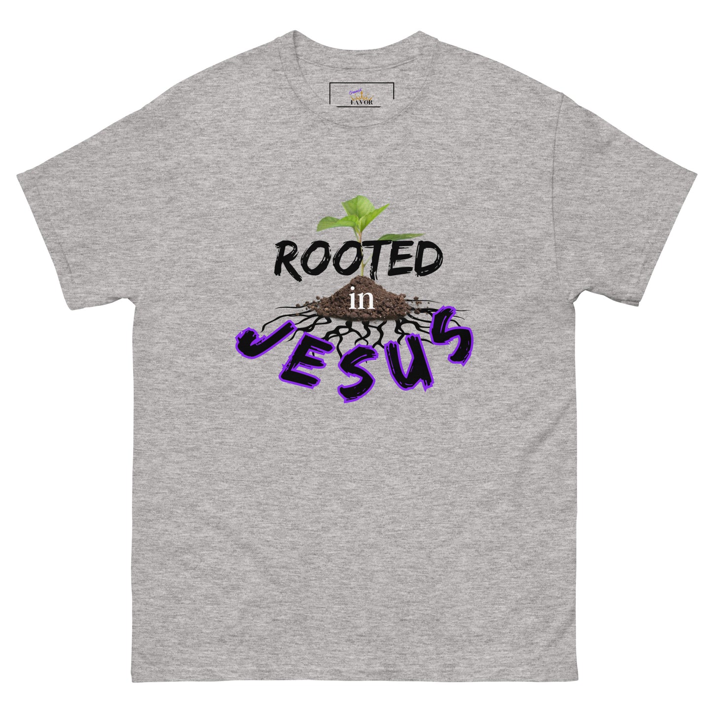 Rooted / dark print (unisex tee)