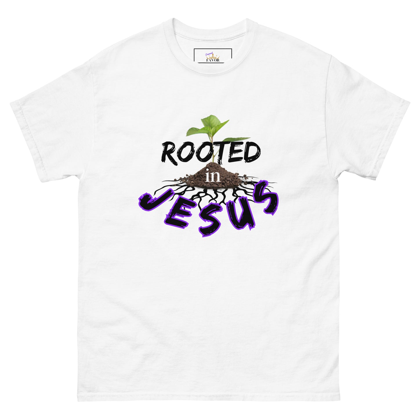 Rooted / dark print (unisex tee)