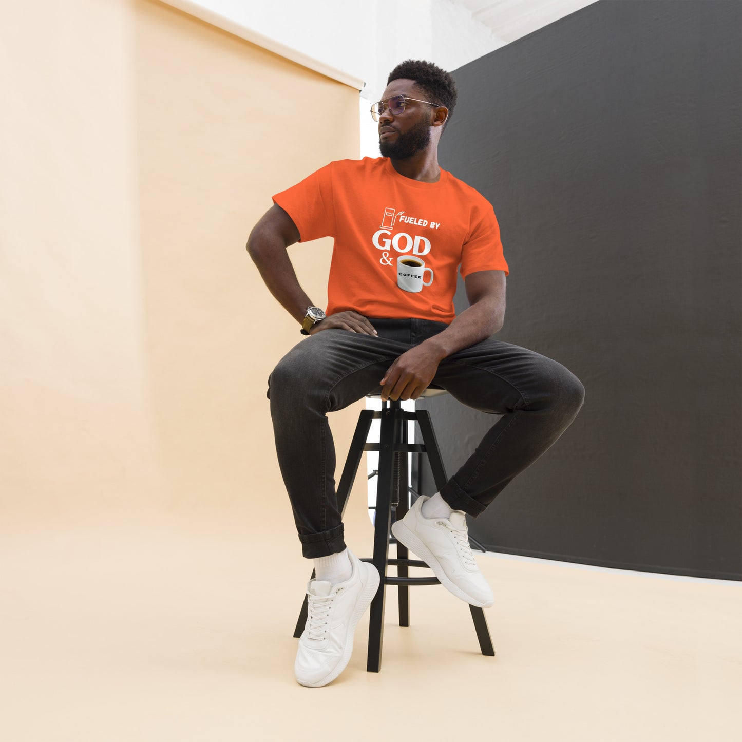 God + Coffee unisex classic tee