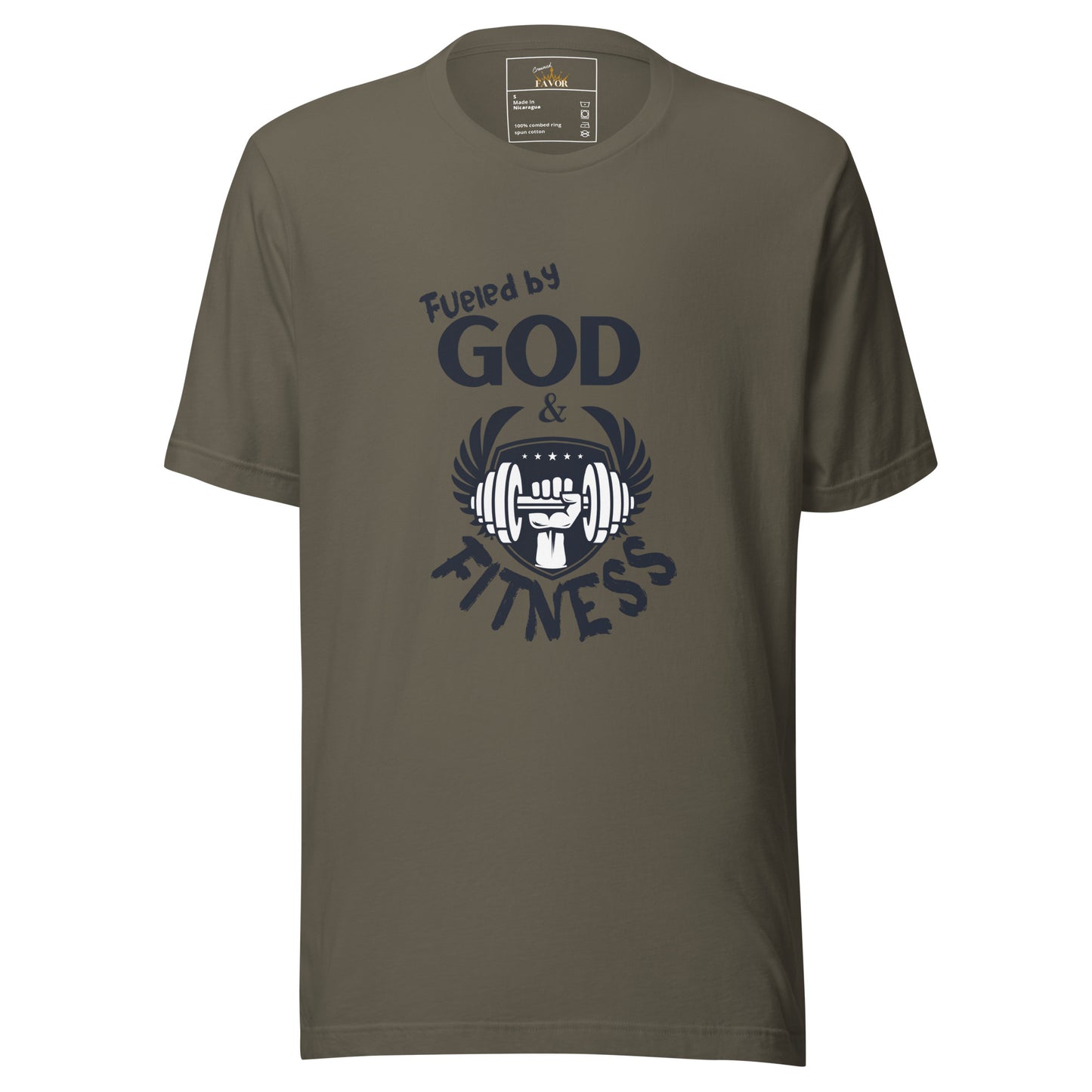 God + Fitness tee