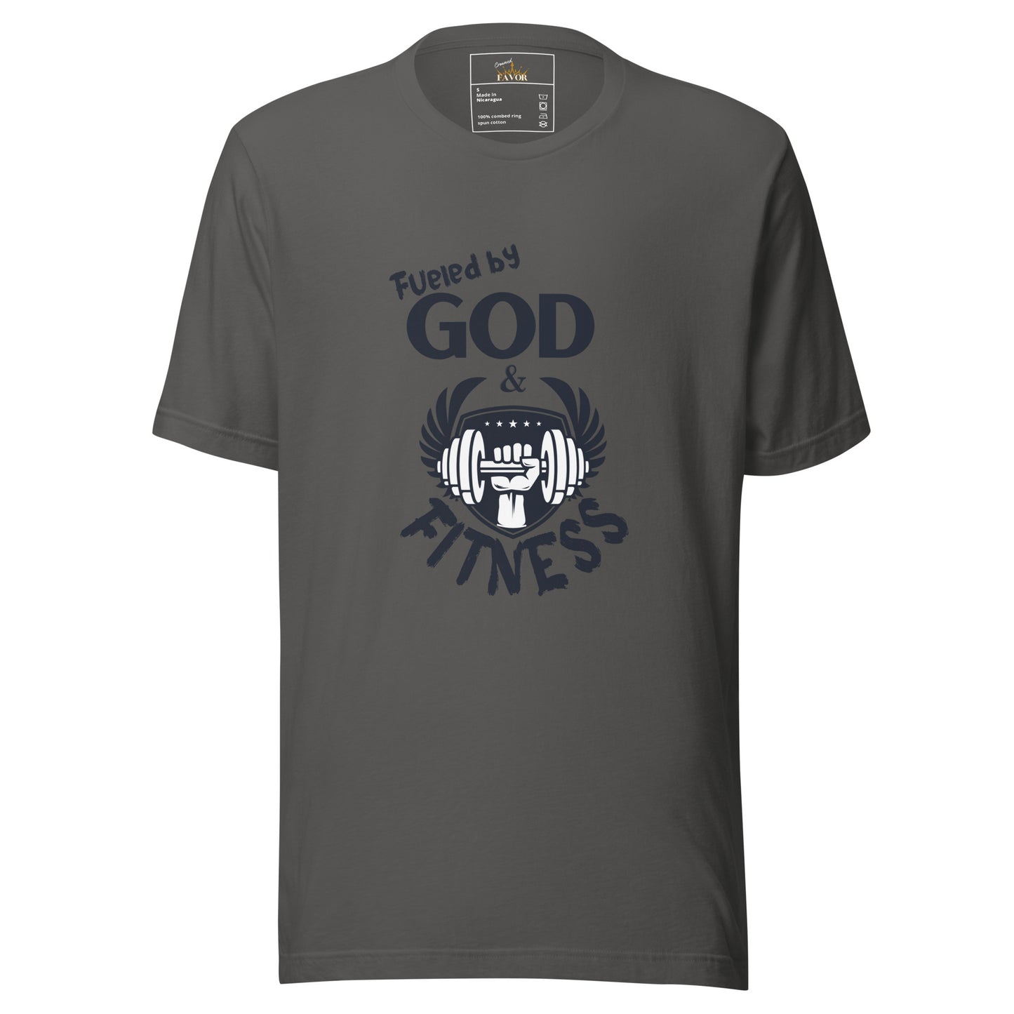 God + Fitness tee