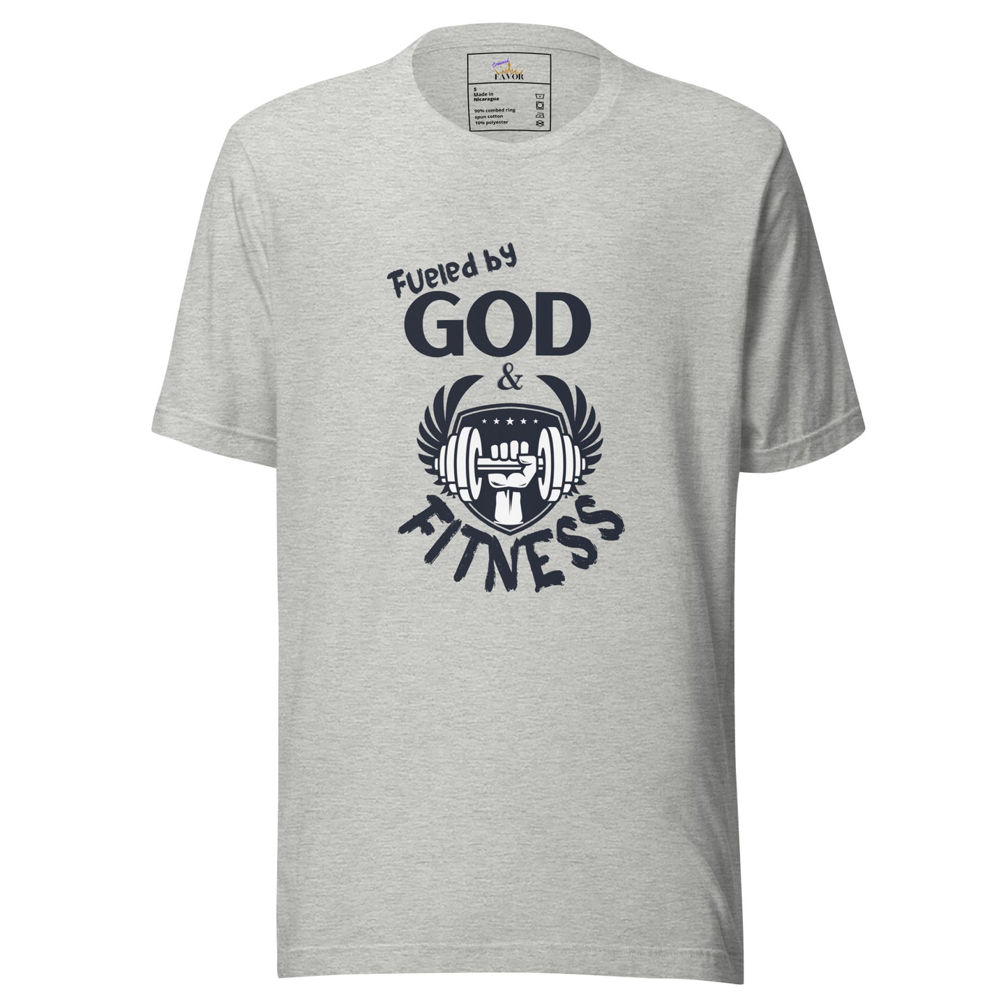 God + Fitness tee