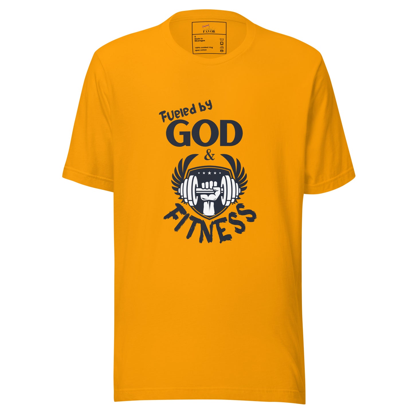 God + Fitness tee