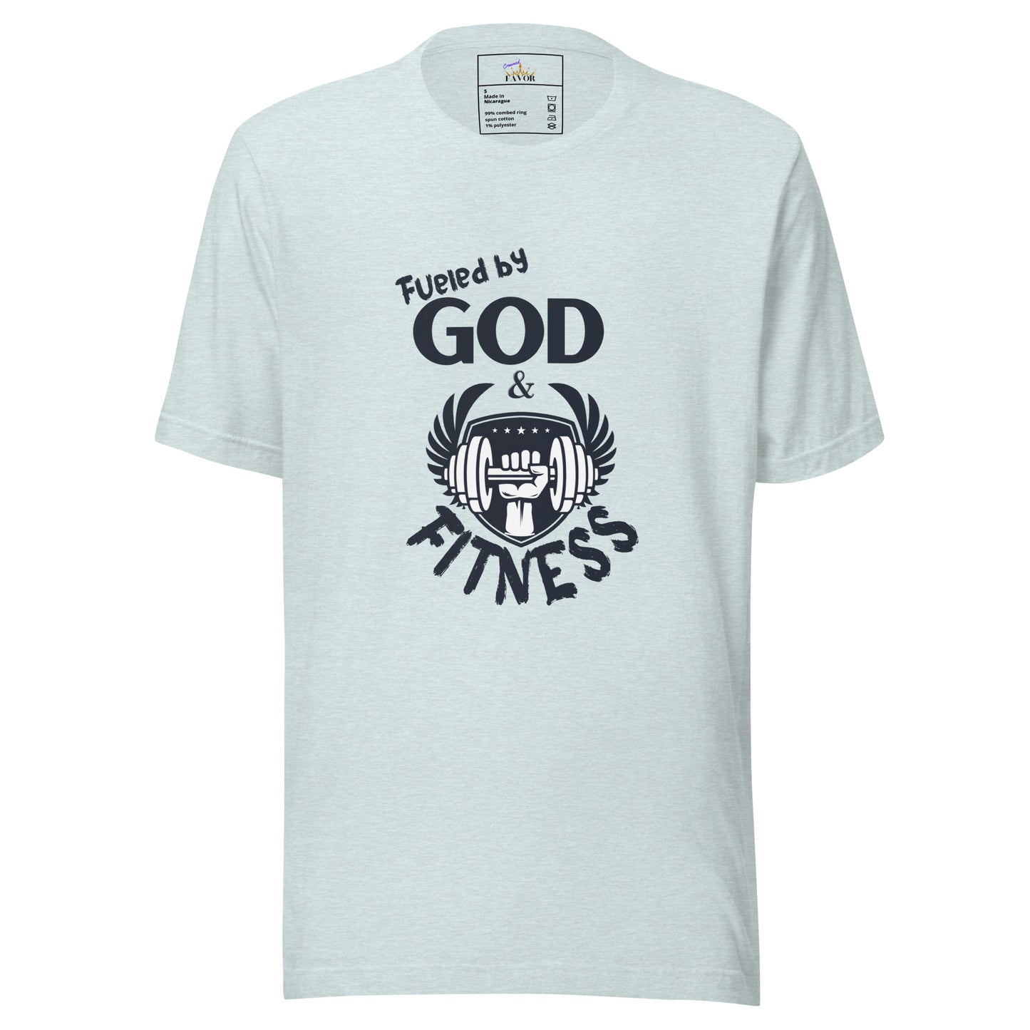 God + Fitness tee