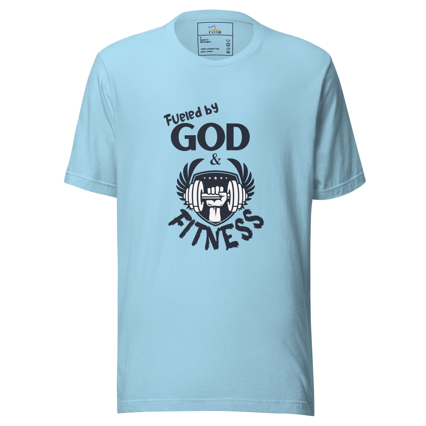 God + Fitness tee