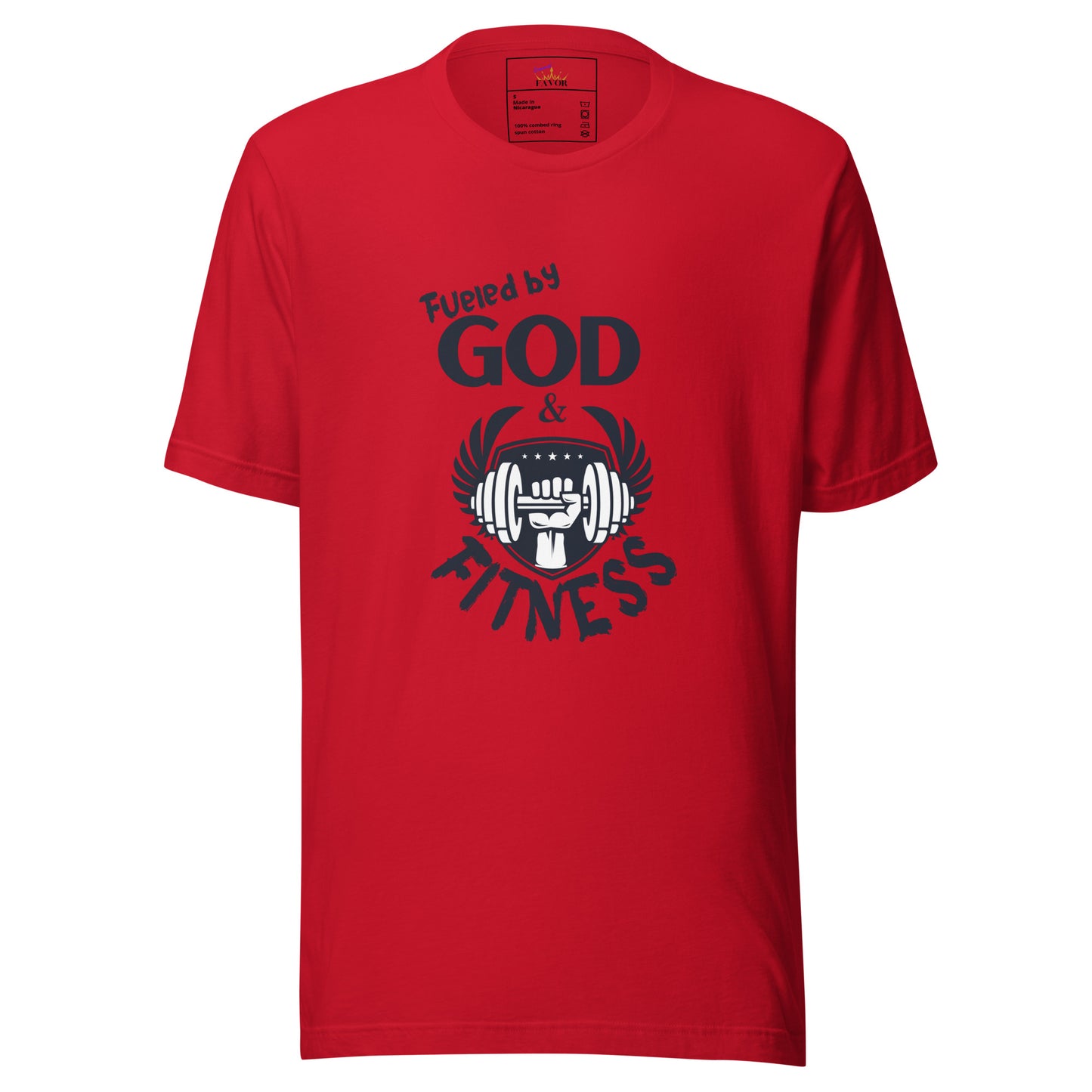 God + Fitness tee