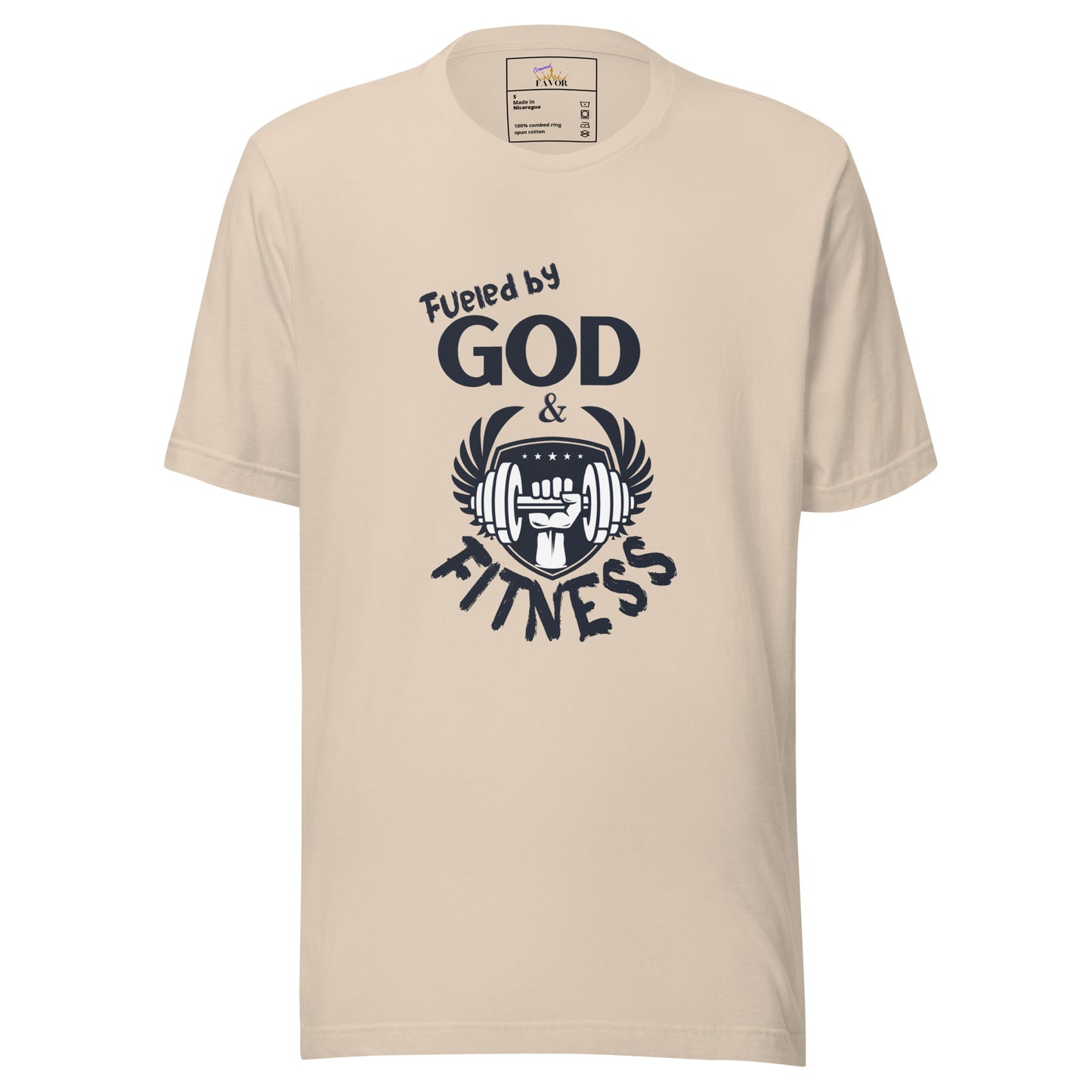 God + Fitness tee