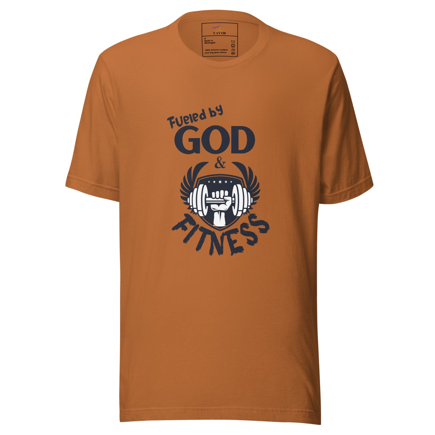 God + Fitness tee