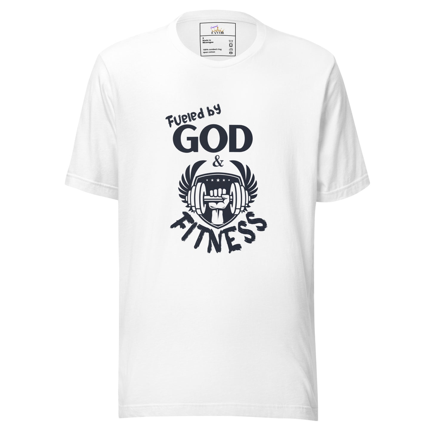 God + Fitness tee